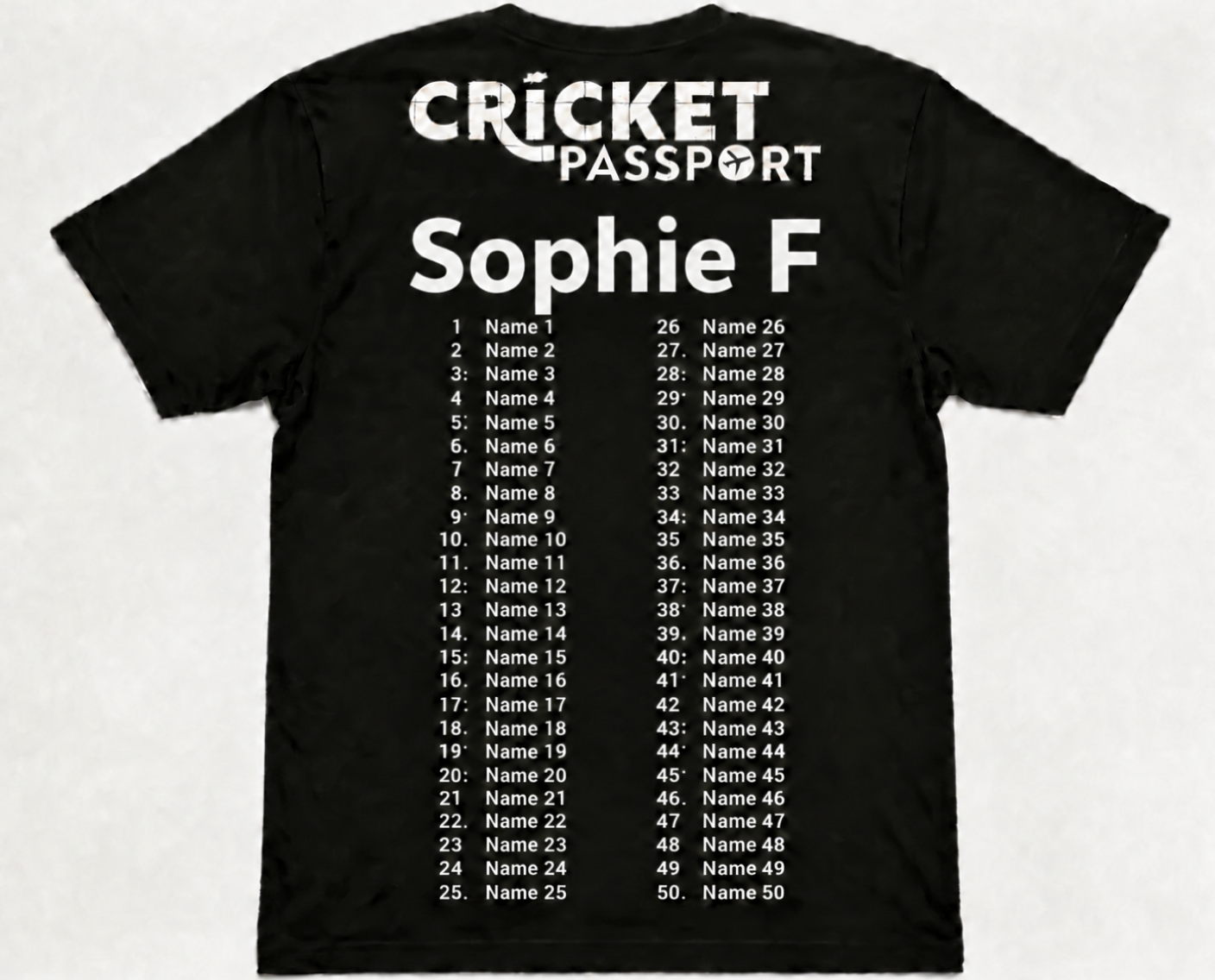 Sophie's Back the Journey tour t-shirt